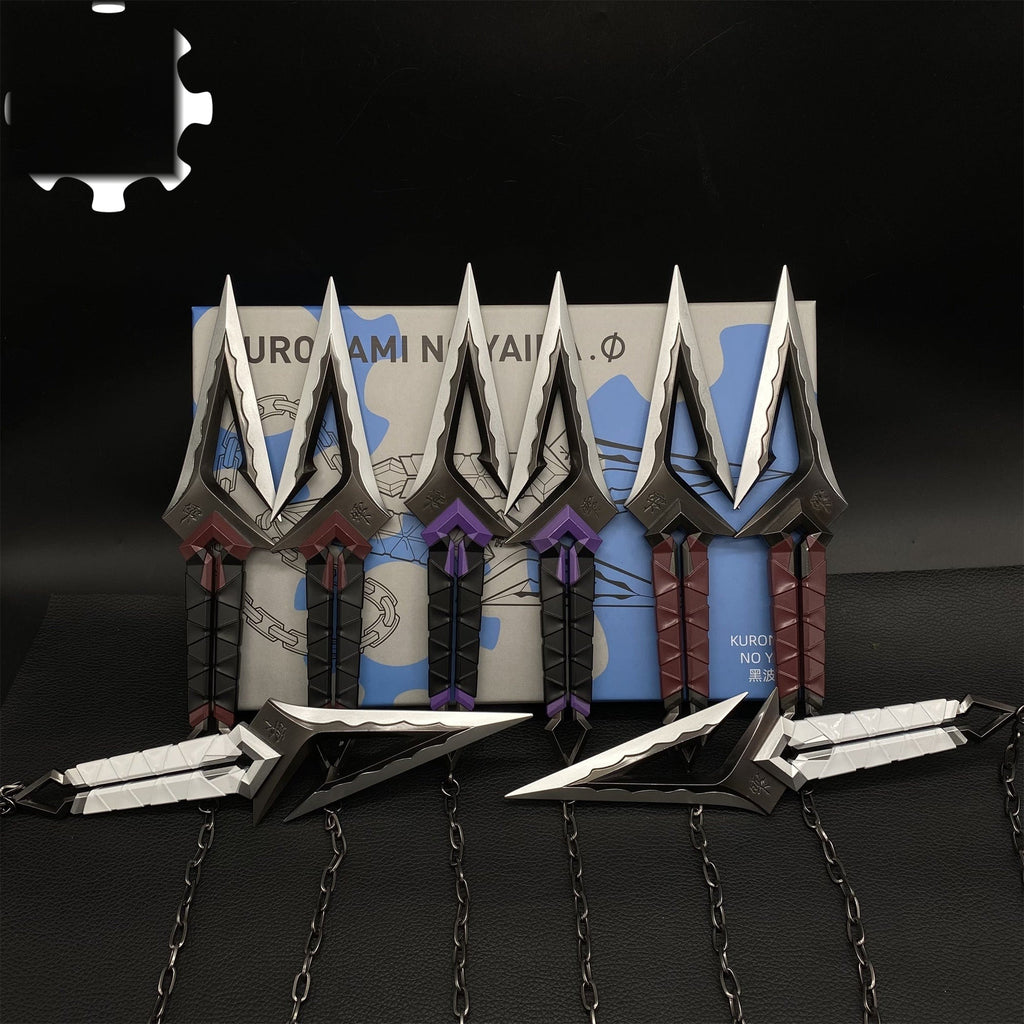 Metal Kuronami no Yaiba Life Size Kuronami Kunai Replica - Dull Blade Collectibles