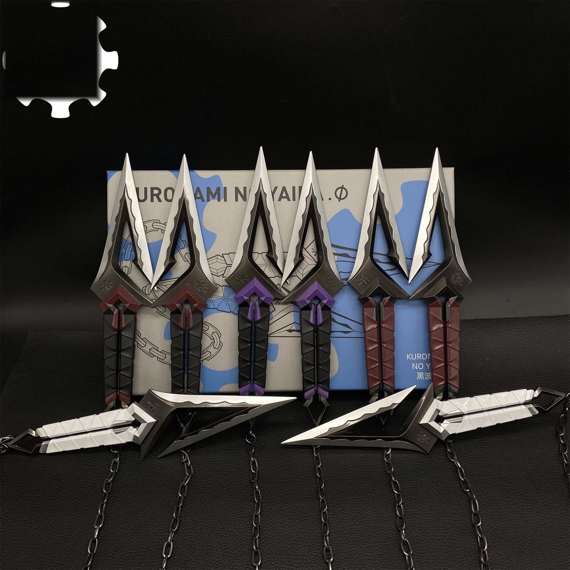 Metal Kuronami no Yaiba Life Size Kuronami Kunai Replica - Dull Blade Collectibles