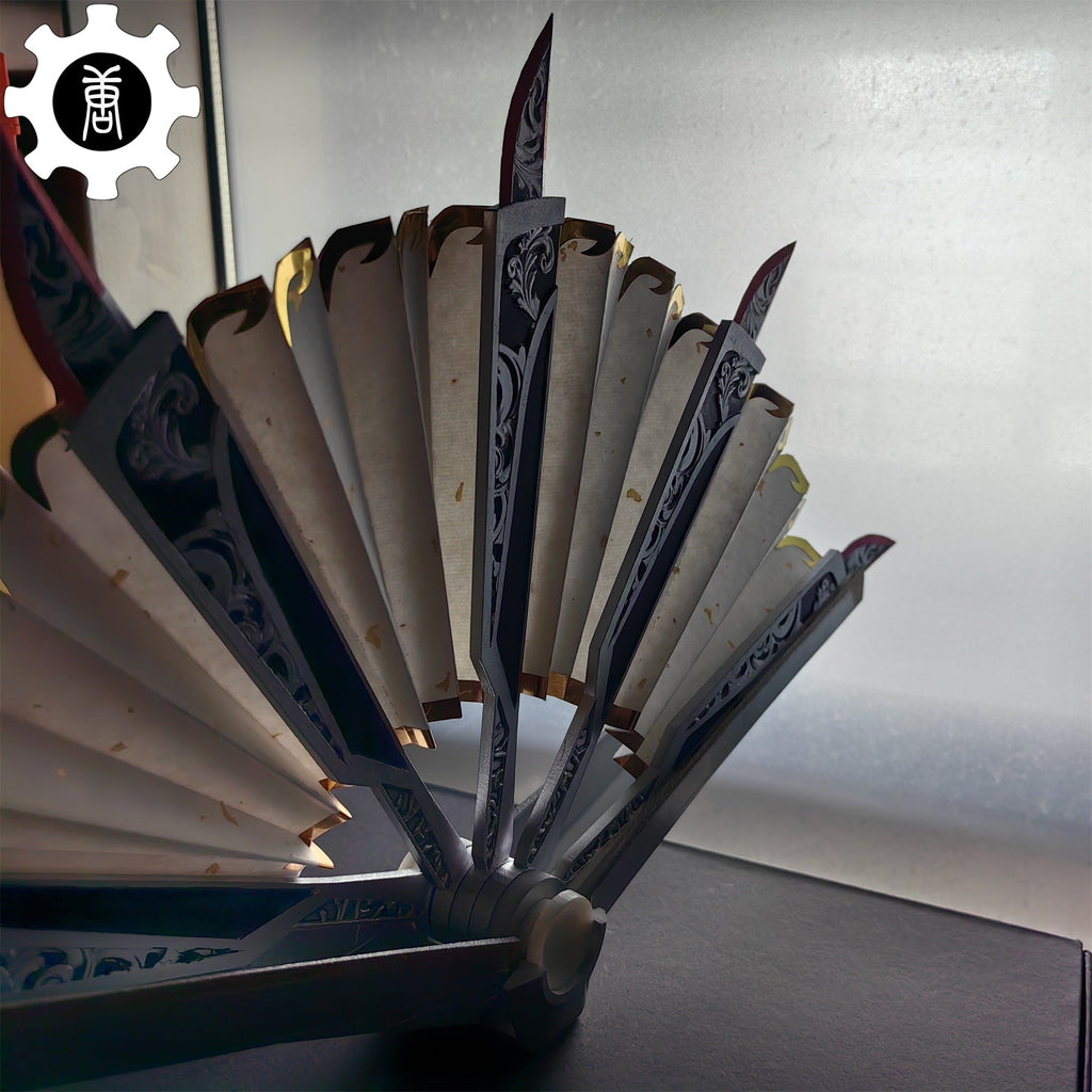 3D Printed Loba Fan Loba Heirloom Cosplay Prop