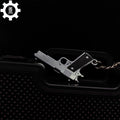 12 In 1 Metal World Famous Pistol Revolver Gun Keychain
