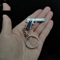 Mini M1911 Pistol Metal Keychain
