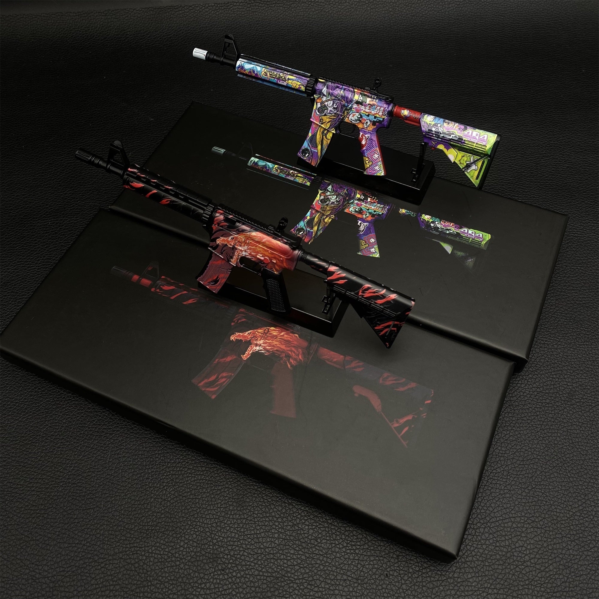 Most Popular Howl In Living Color Skin M4A4 Gun Miniature For Display