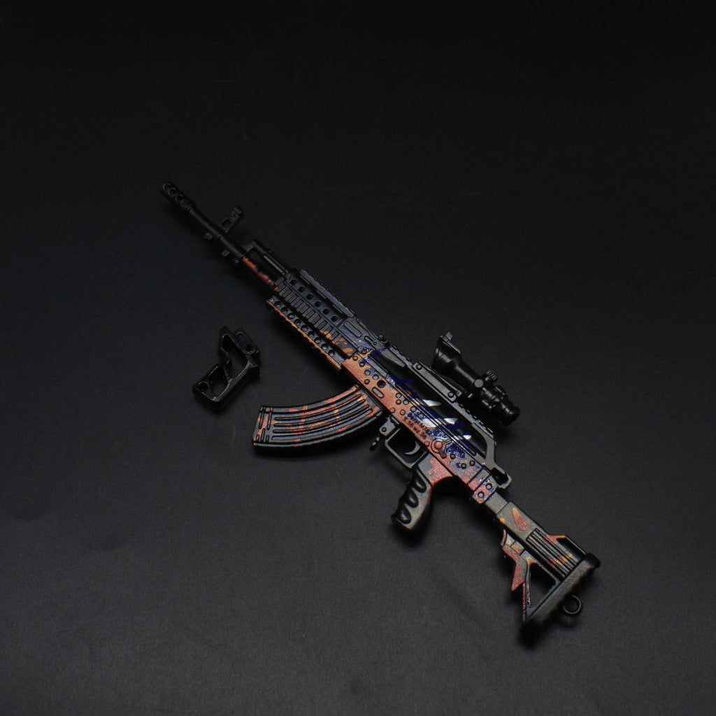 Metal Beryl M762 Miniature Assault Rifle Small Gun Model 17CM/6.7"