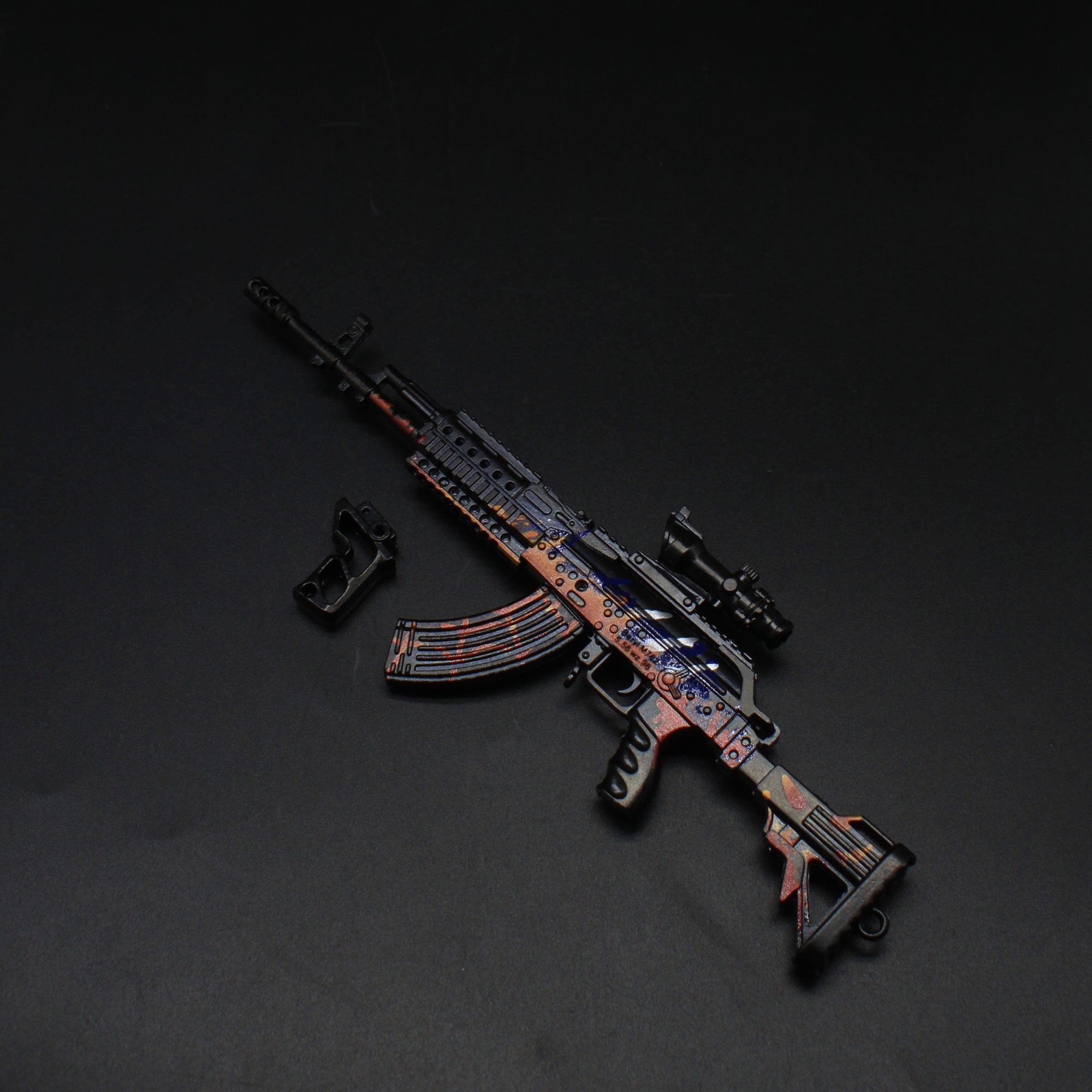 Metal Beryl M762 Miniature Assault Rifle Small Gun Model 17CM/6.7"