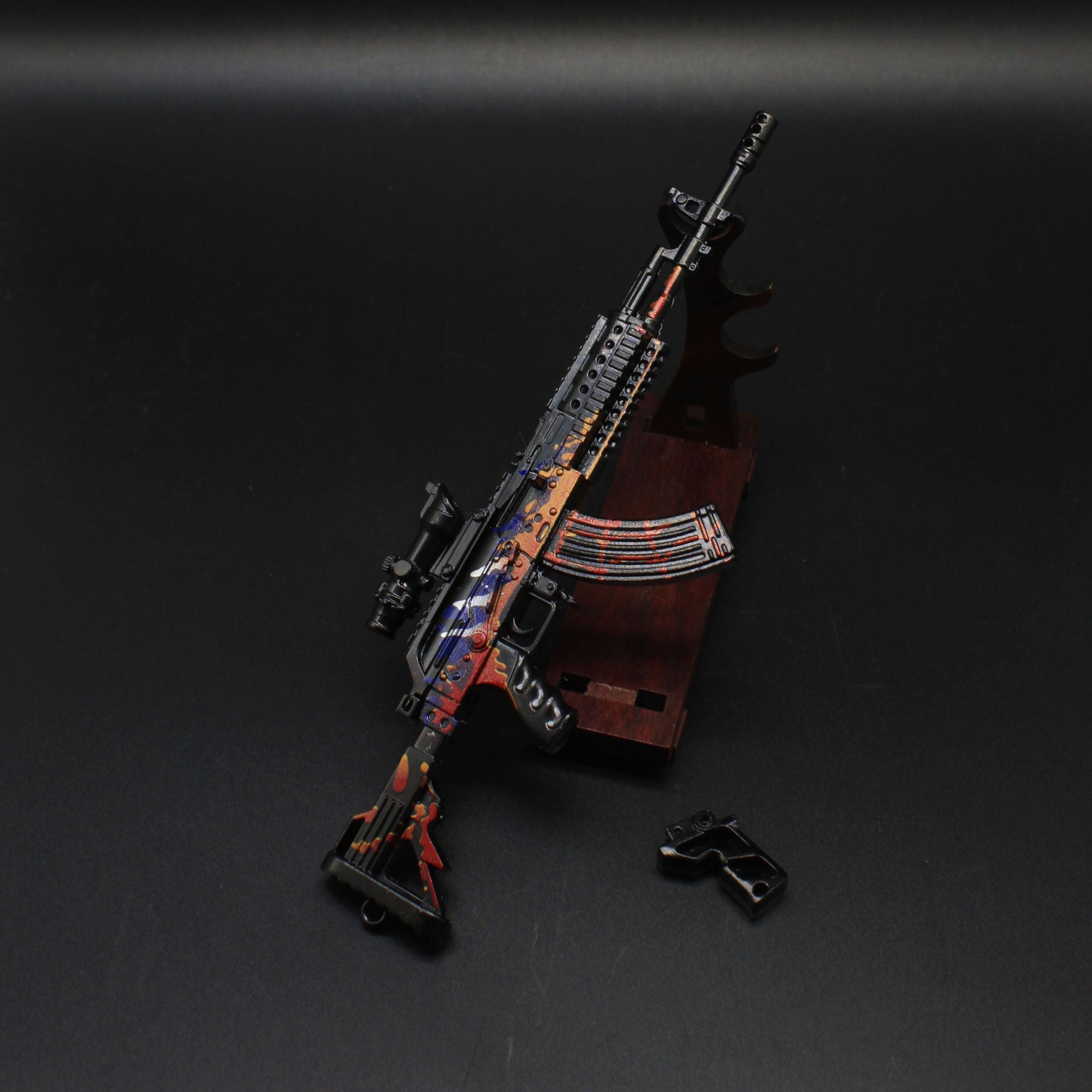 Metal Beryl M762 Miniature Assault Rifle Small Gun Model 17CM/6.7"