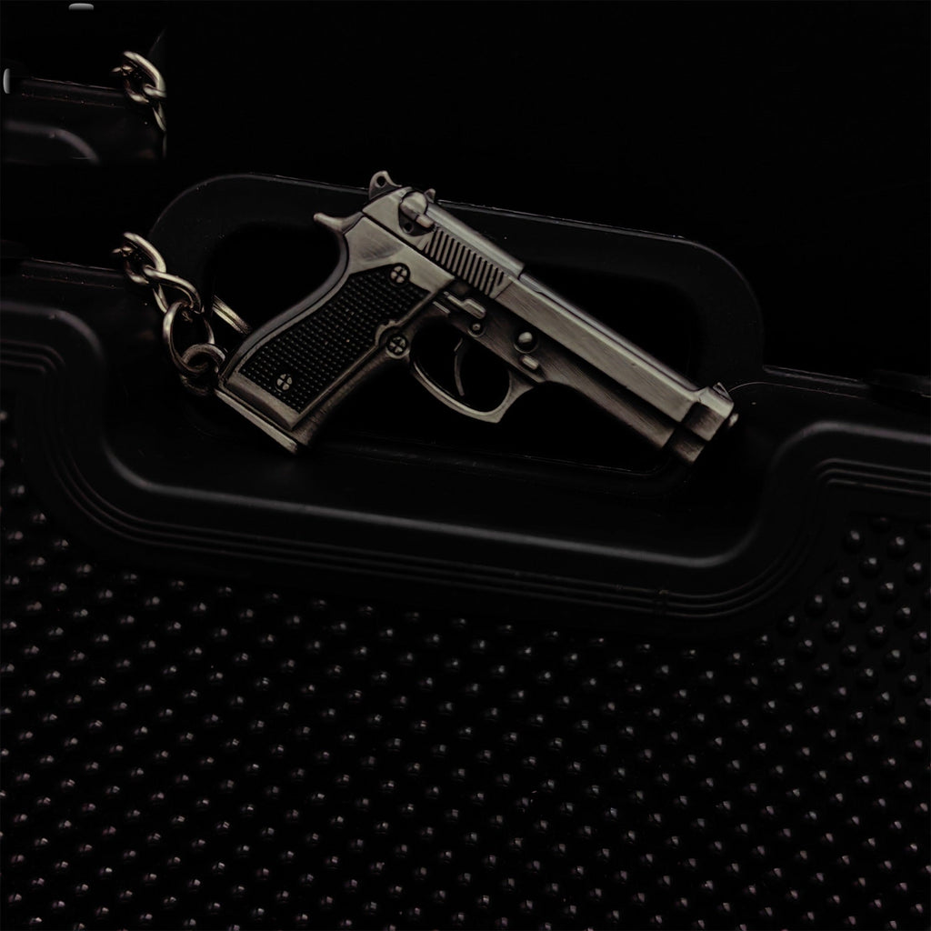 Mini M92F Pistol P92 Metal Keychain