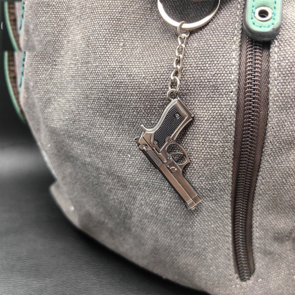Mini M92F Pistol P92 Metal Keychain