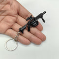 Mini Multiple Grenade Launcher Black MGL Metal Keychain