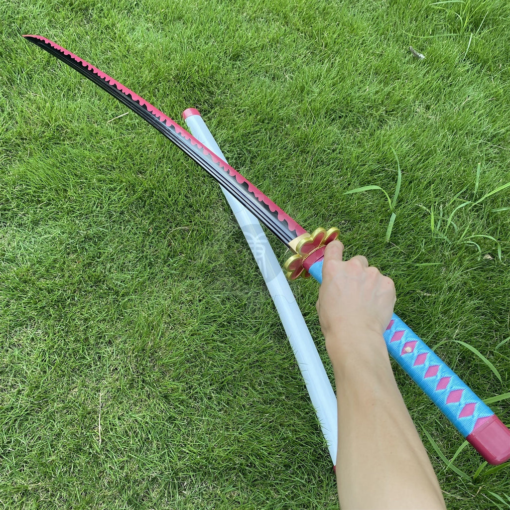 Kanroji Mitsuri Nichirin Sword Love Hashira Katana 1045 Carbon Steel Version