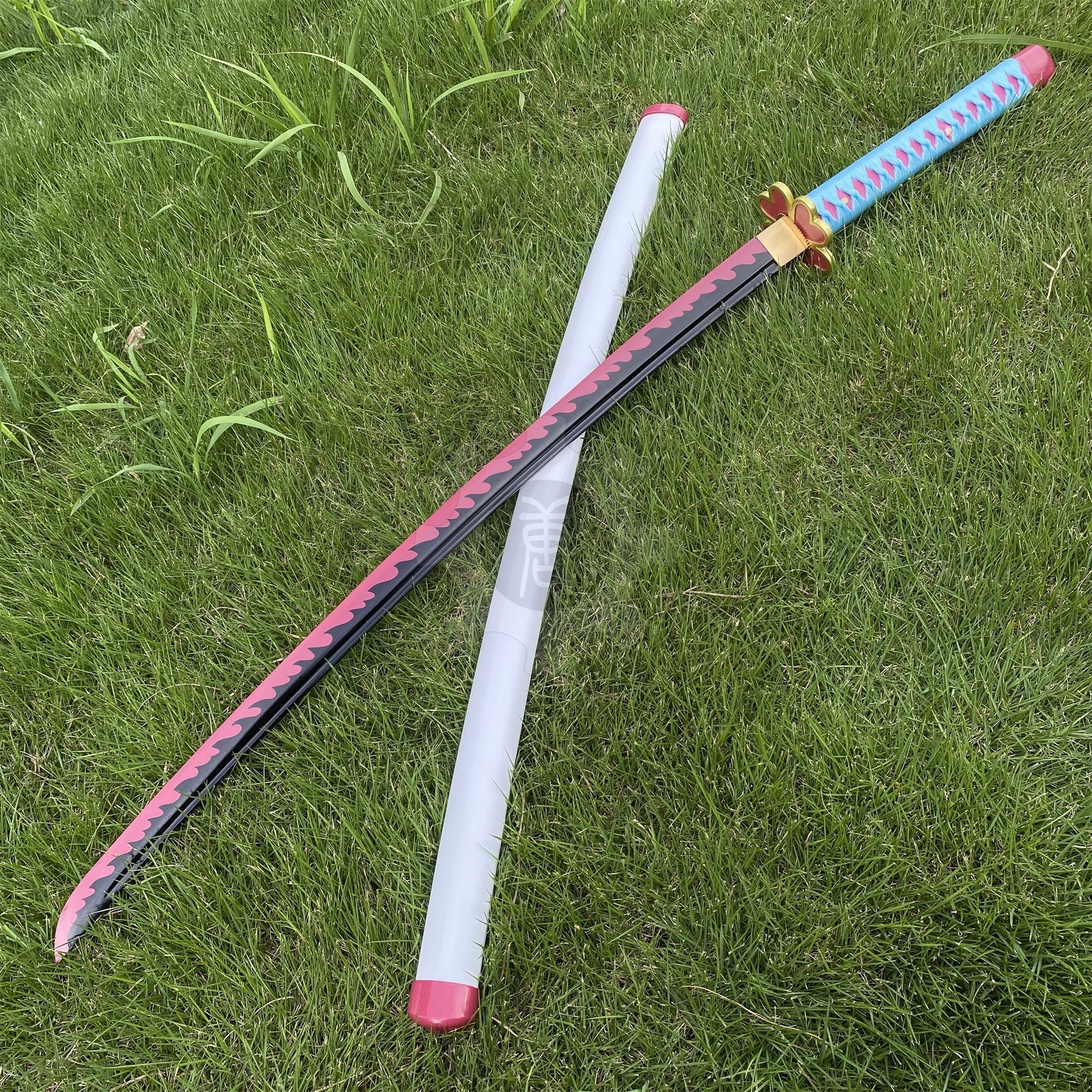 Kanroji Mitsuri Nichirin Sword Love Hashira Katana 1045 Carbon Steel Version