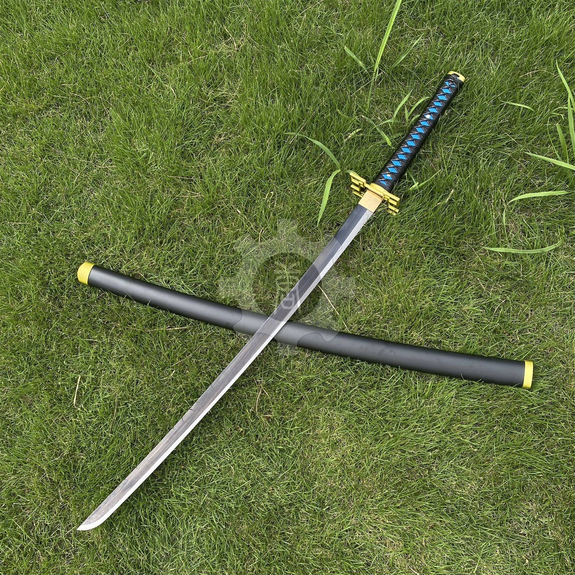 Muichiro Tokito Nichirin Sword Mist Breathing Nichirin Blade Katana For Collection