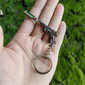 Metal Magepunk Ghost Gun Tiny KeyChain Pendant