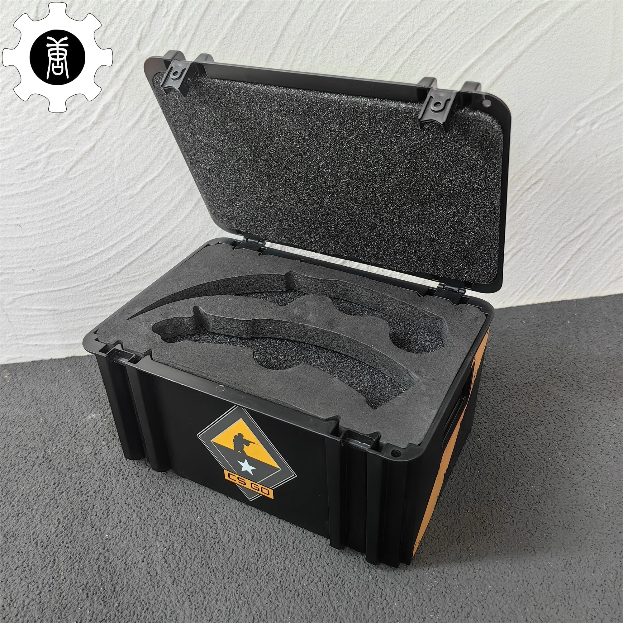Black Gamma Weapon Case Blunt Blade Karambit & Balisong Gift Box