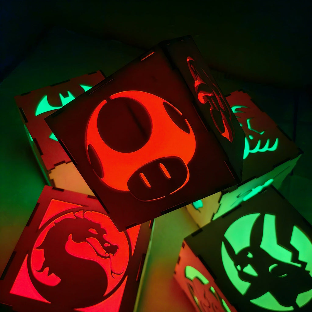 Handmade Mario-Inspired Night Light
