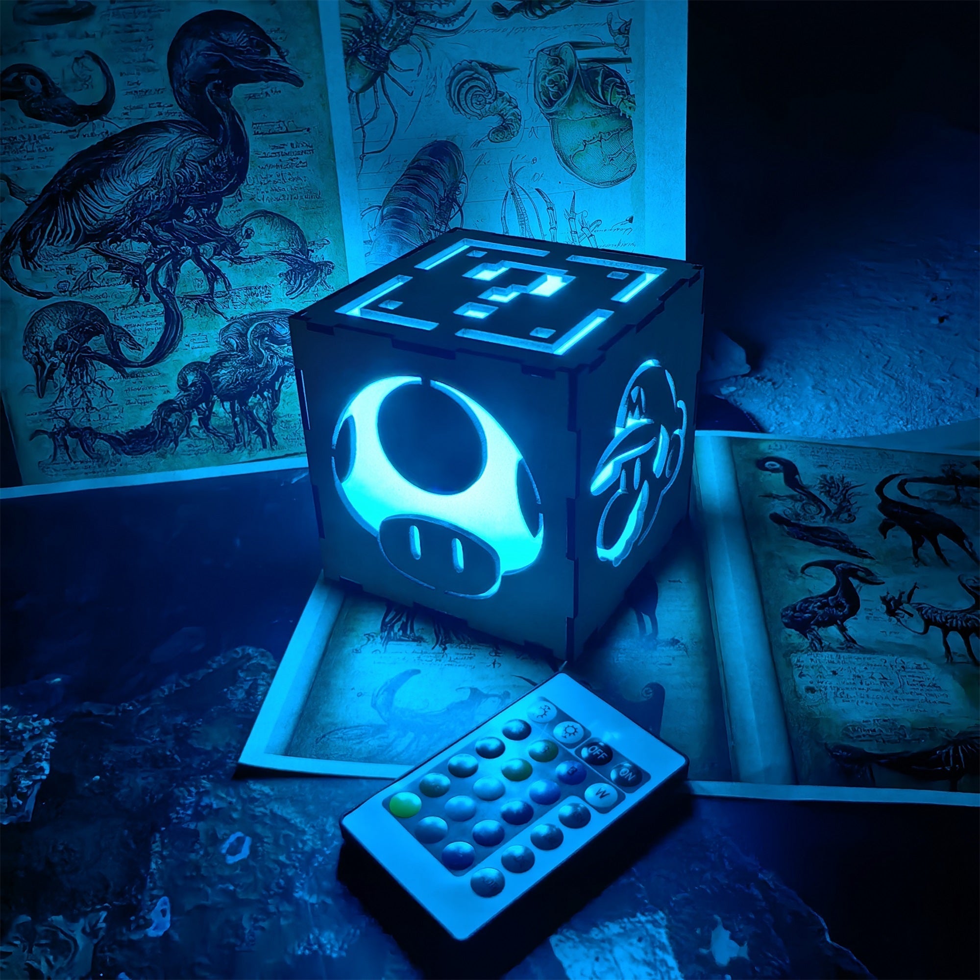Handmade Mario-Inspired Night Light