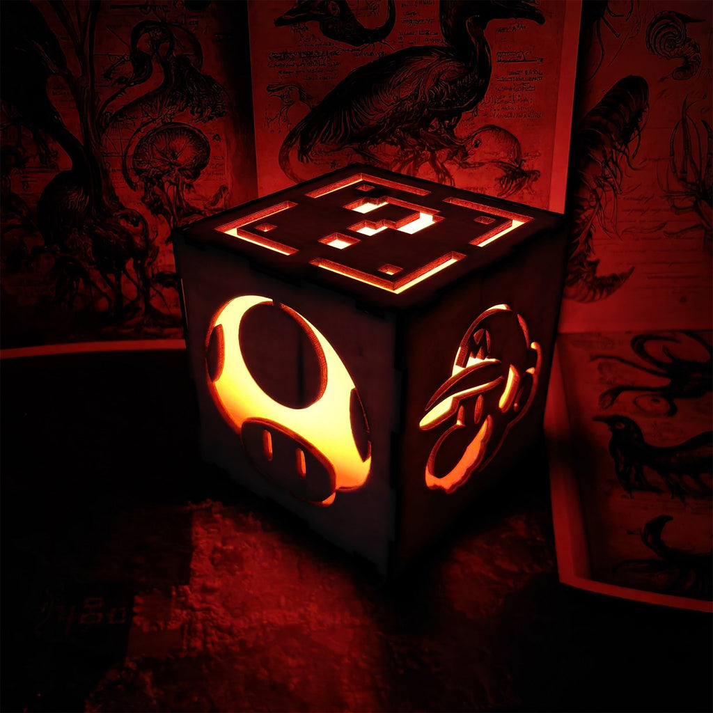 Handmade Mario-Inspired Night Light