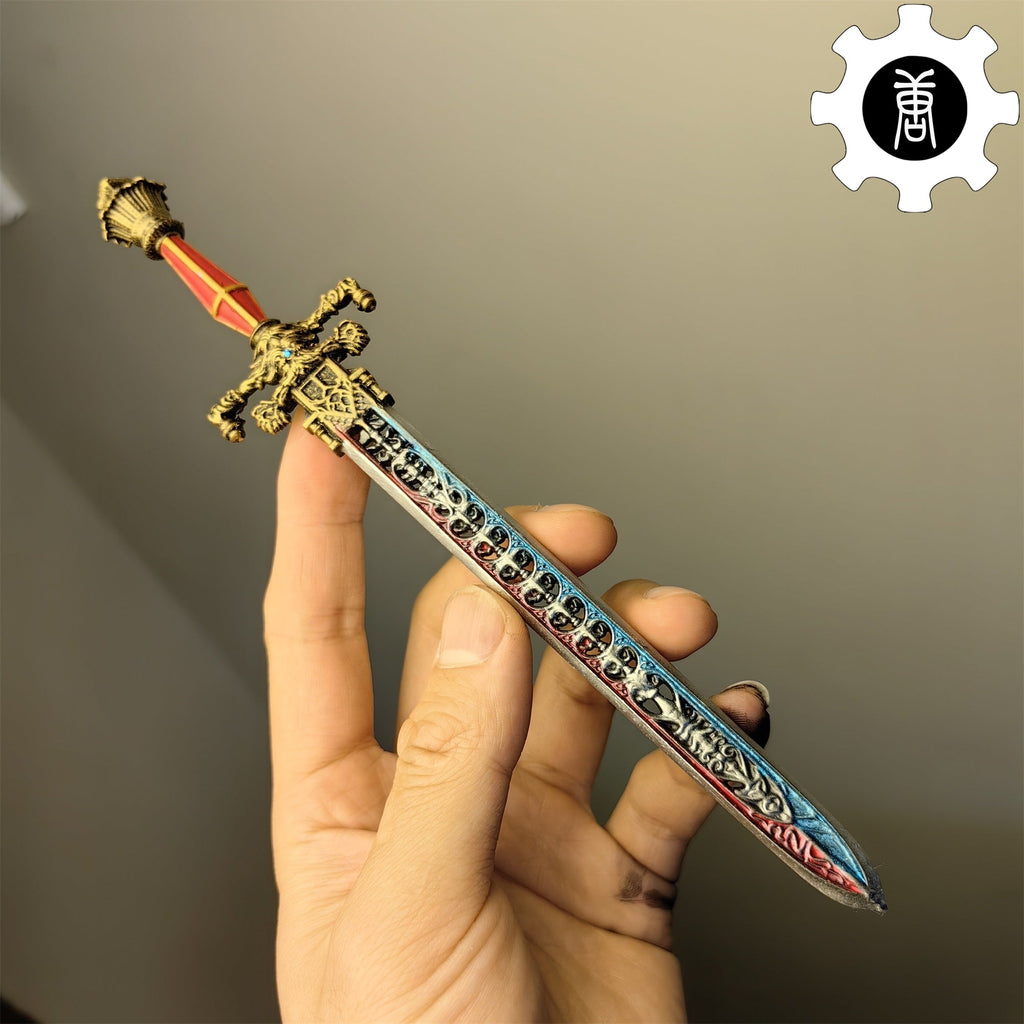 3D Printed 1: 6 Scale Sword Of Night And Flame