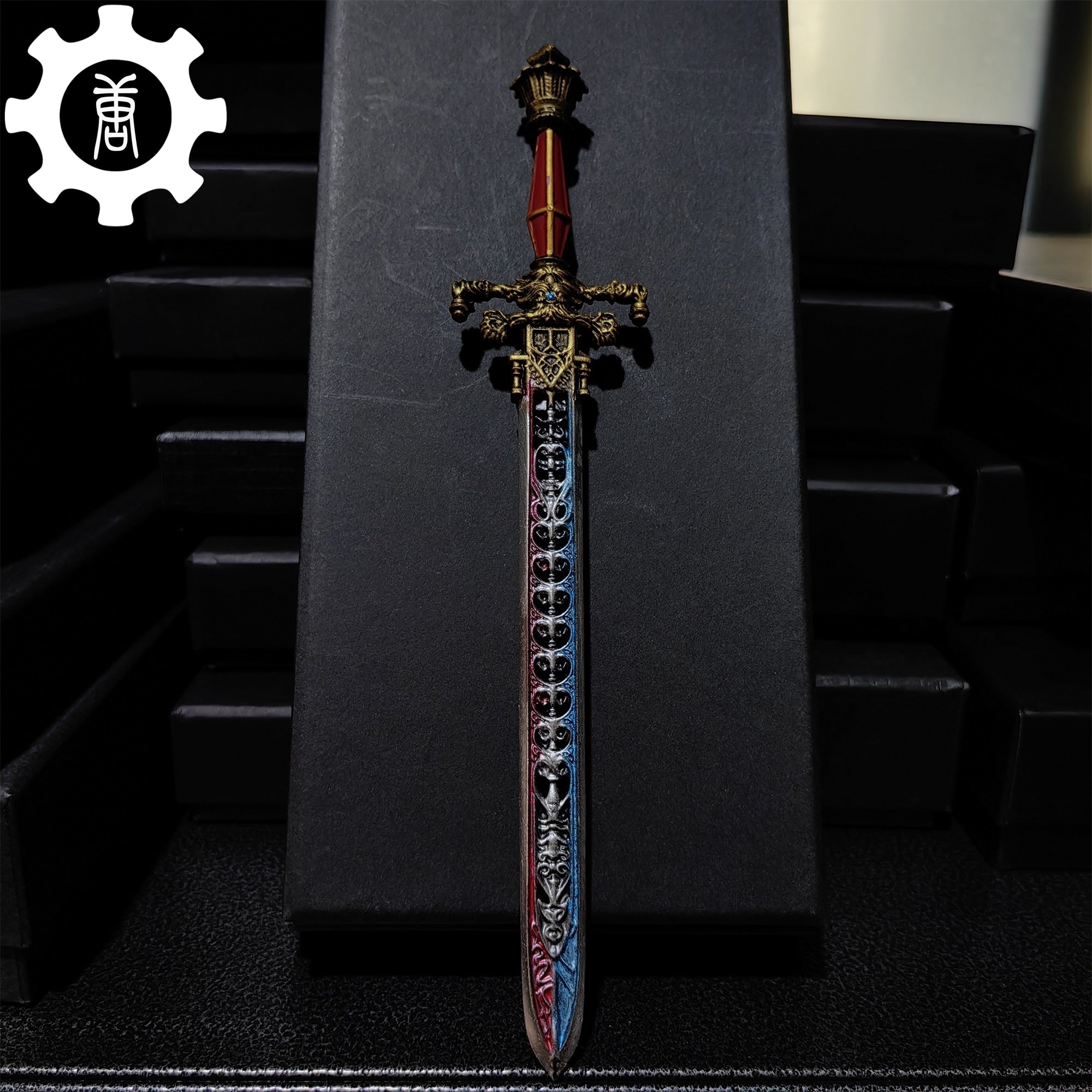 3D Printed 1: 6 Scale Sword Of Night And Flame