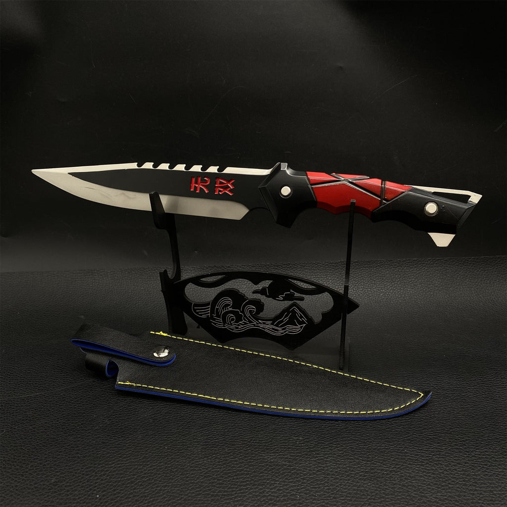 Couteau Ego en métal Arme de mêlée en métal Prop 3 couleurs