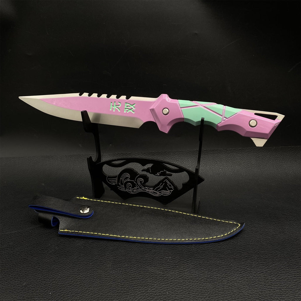 Couteau Ego en métal Arme de mêlée en métal Prop 3 couleurs