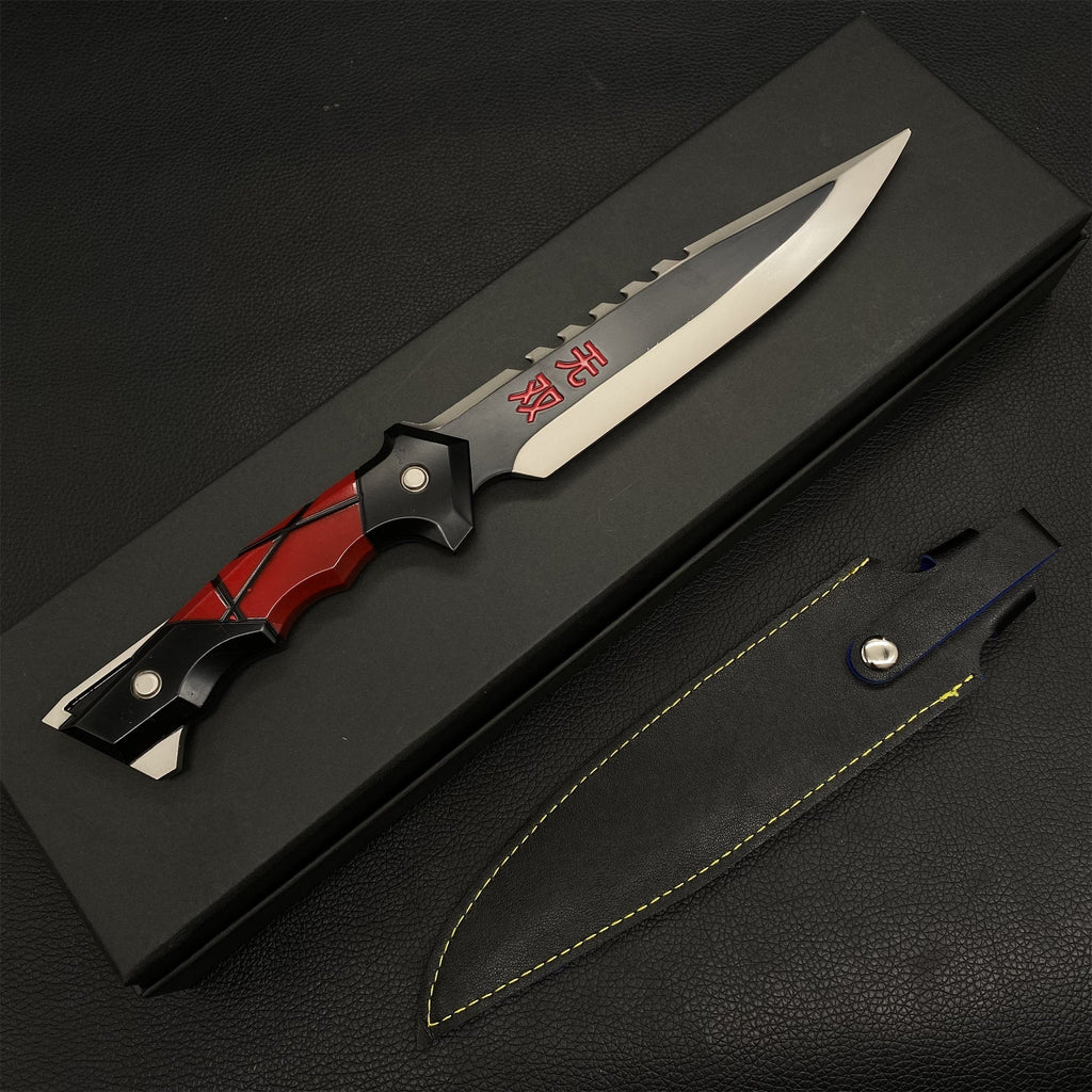 Couteau Ego en métal Arme de mêlée en métal Prop 3 couleurs