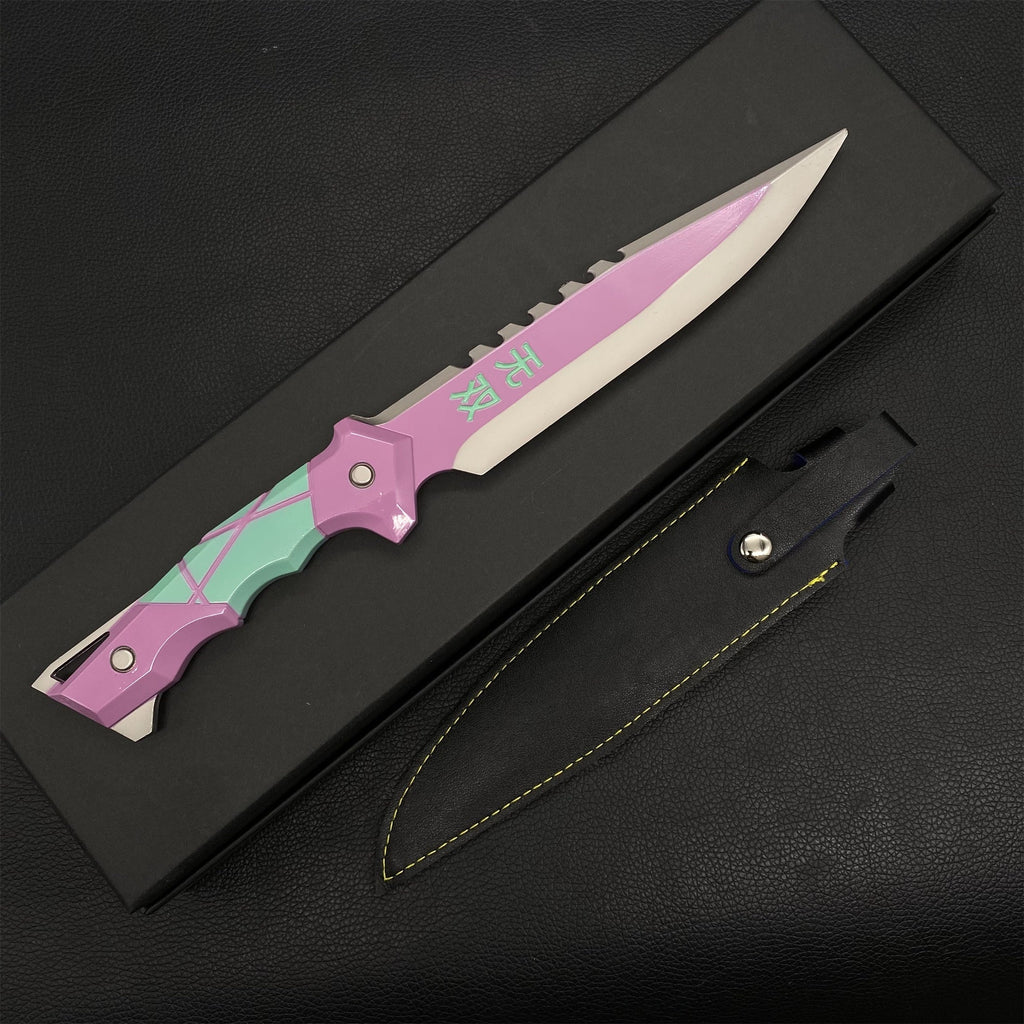 Couteau Ego en métal Arme de mêlée en métal Prop 3 couleurs