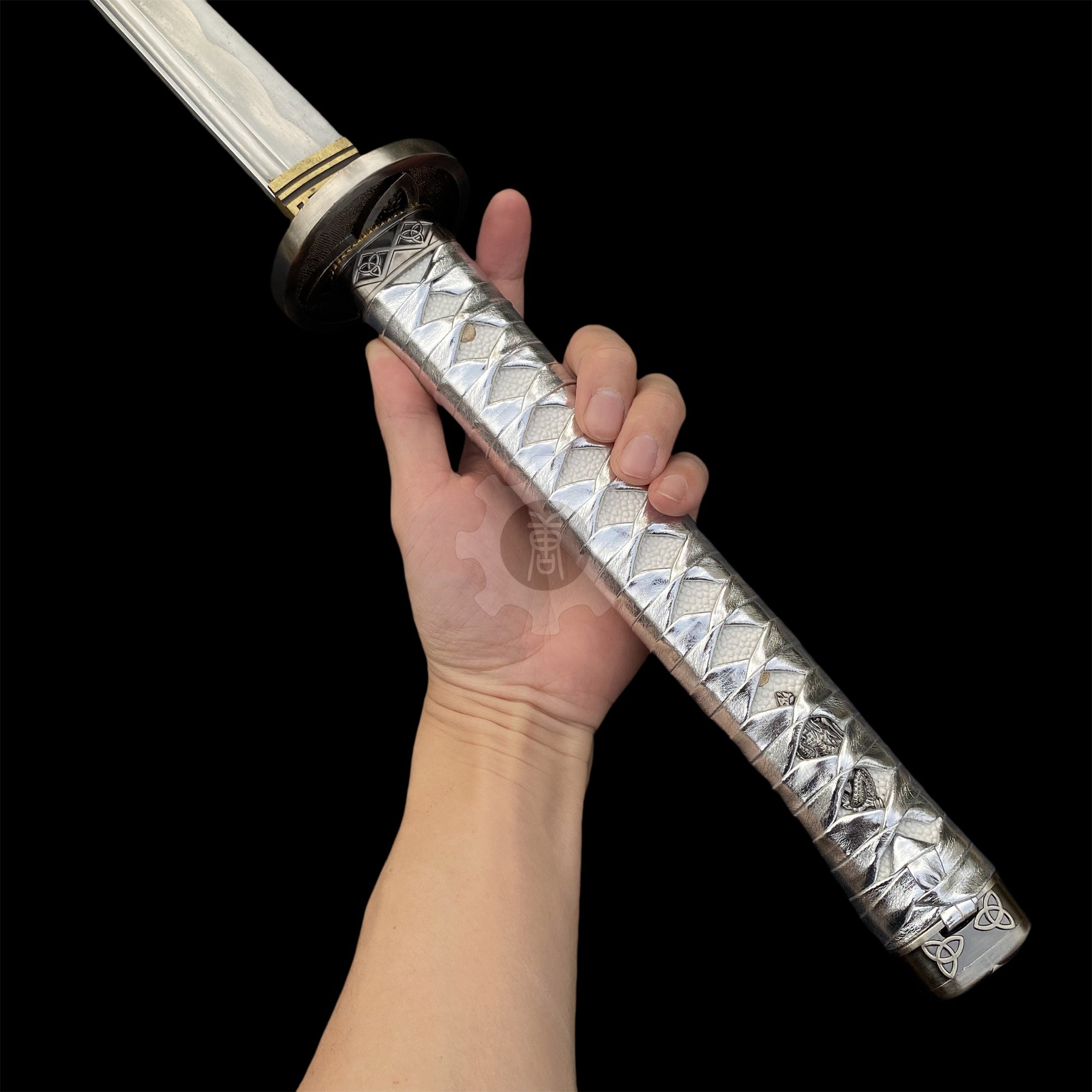 IRL Michonne Katana Samurai Blade Girl Katana Carbon Steel Version