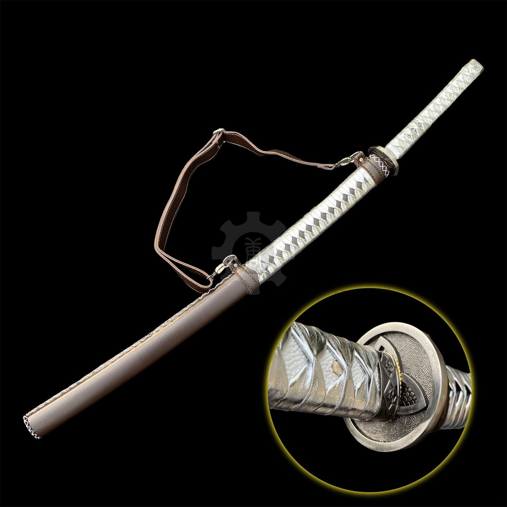 IRL Michonne Katana Samurai Blade Girl Katana Carbon Steel Version