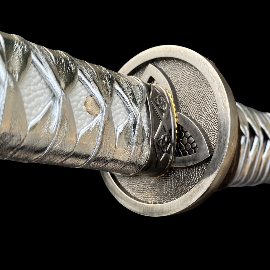 IRL Michonne Katana Samurai Blade Girl Katana Carbon Steel Version