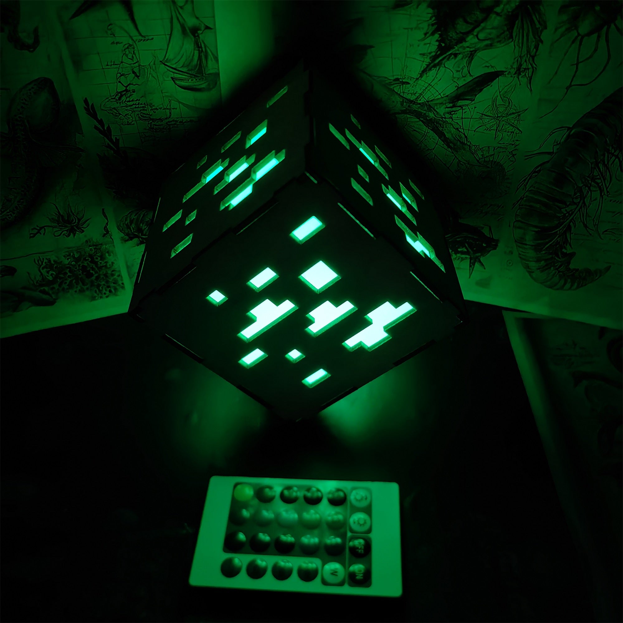 Handmade Minecraft Wooden Lantern Night Light
