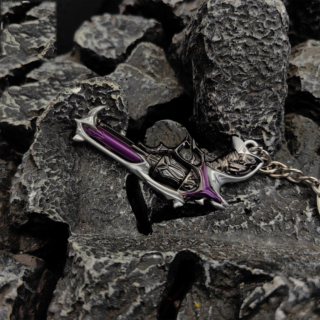 Mini Reaver Sheriff Pistol Gun Metal Keychain