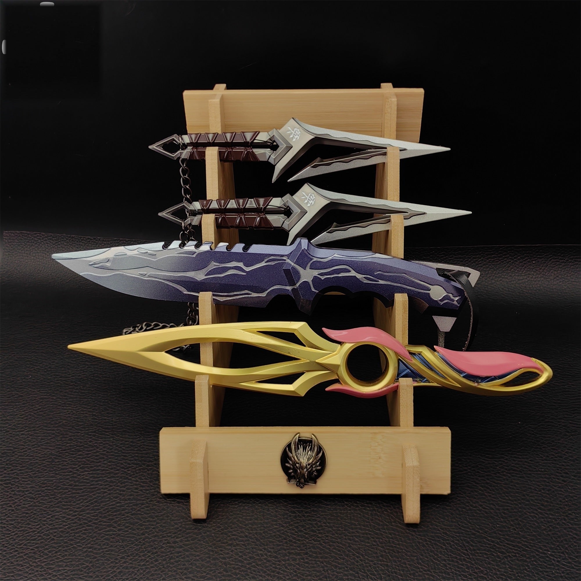 Mystbloom Kunai Smite Knife Kuronami No Yaiba Mini Metal Replica 