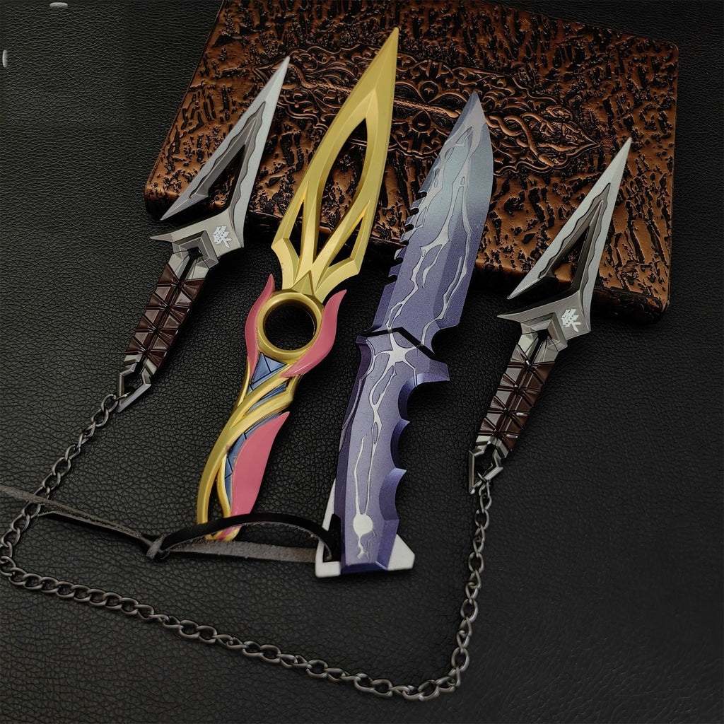 Mystbloom Kunai Smite Knife Kuronami No Yaiba Mini Metal Replica 