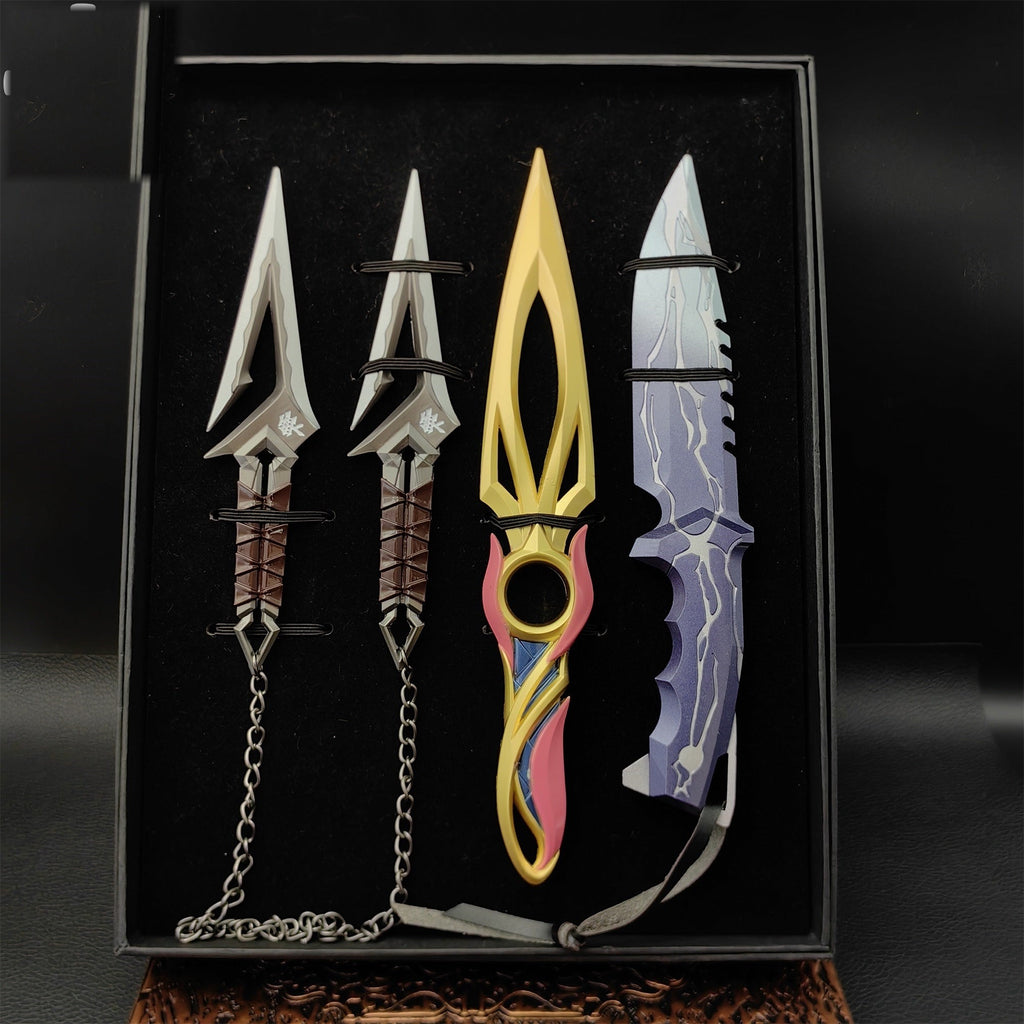 Mystbloom Kunai Smite Knife Kuronami No Yaiba Mini Metal Replica 