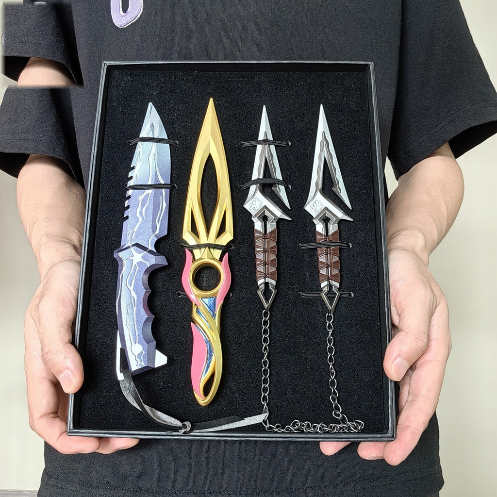 Mystbloom Kunai Smite Knife Kuronami No Yaiba Mini Metal Replica 