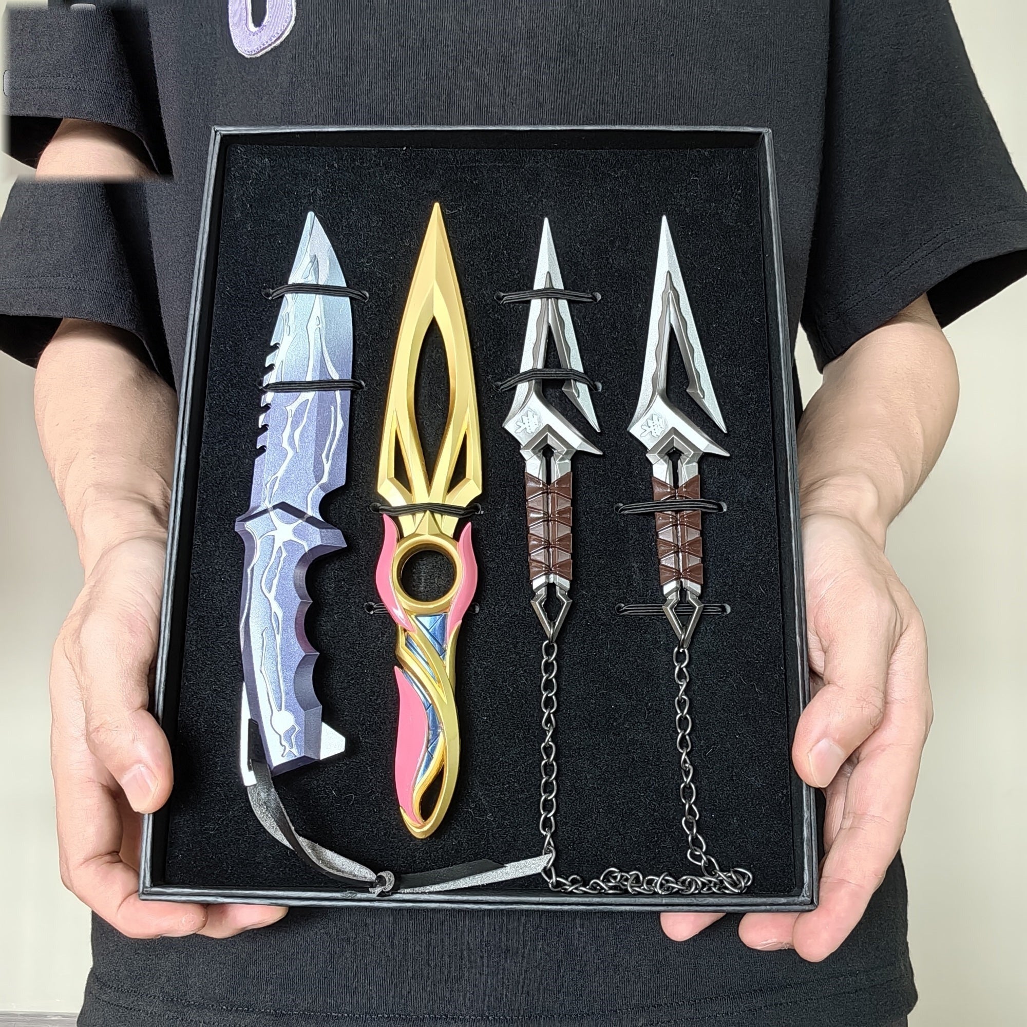 Mystbloom Kunai Smite Knife Kuronami No Yaiba Mini Metal Replica 