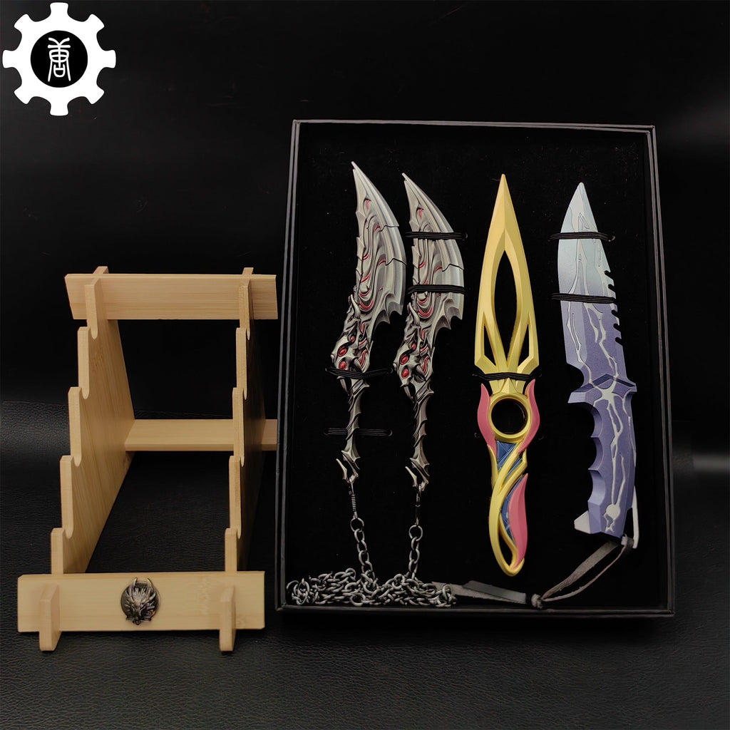 Mystbloom Kunai Smite Knife Blades Of Primordia Mini Metal Replica 