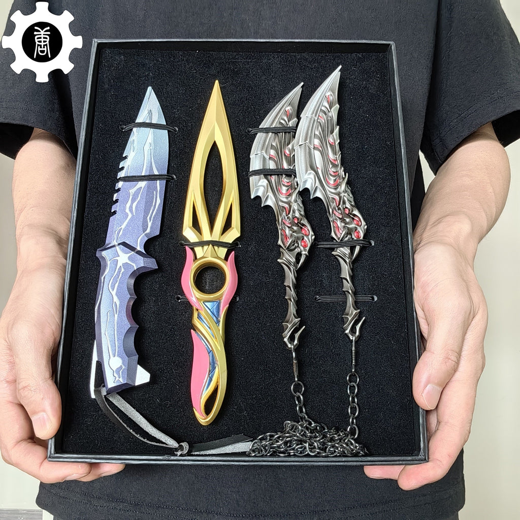 Mystbloom Kunai Smite Knife Blades Of Primordia Mini Metal Replica 