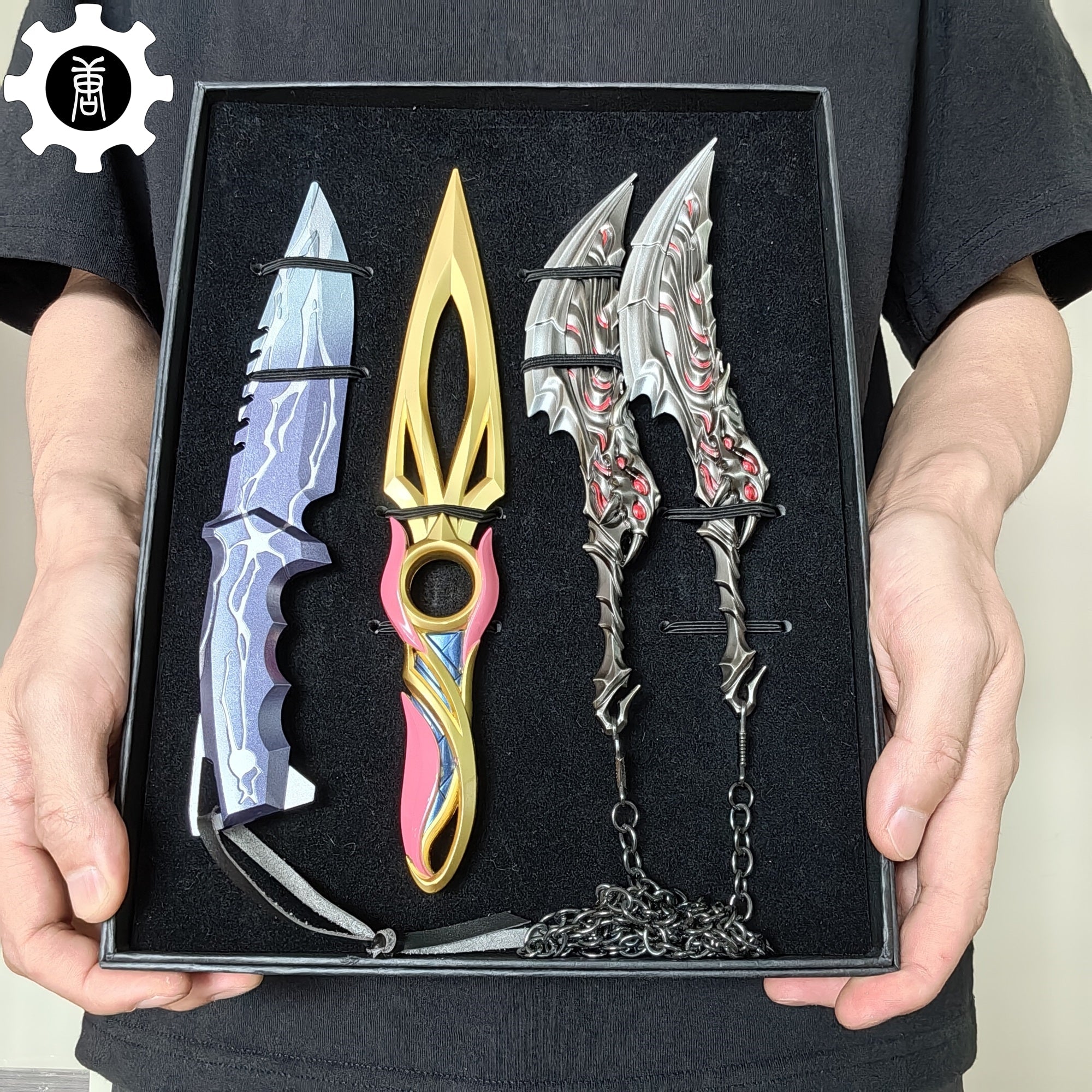 Mystbloom Kunai Smite Knife Blades Of Primordia Mini Metal Replica 