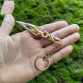 Metal Mystbloom Kunai Tiny Keychain Pendant