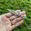 Metal Mystbloom Kunai Tiny Keychain Pendant