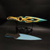 Blue Mystbloom Kunai 28cm & Stand