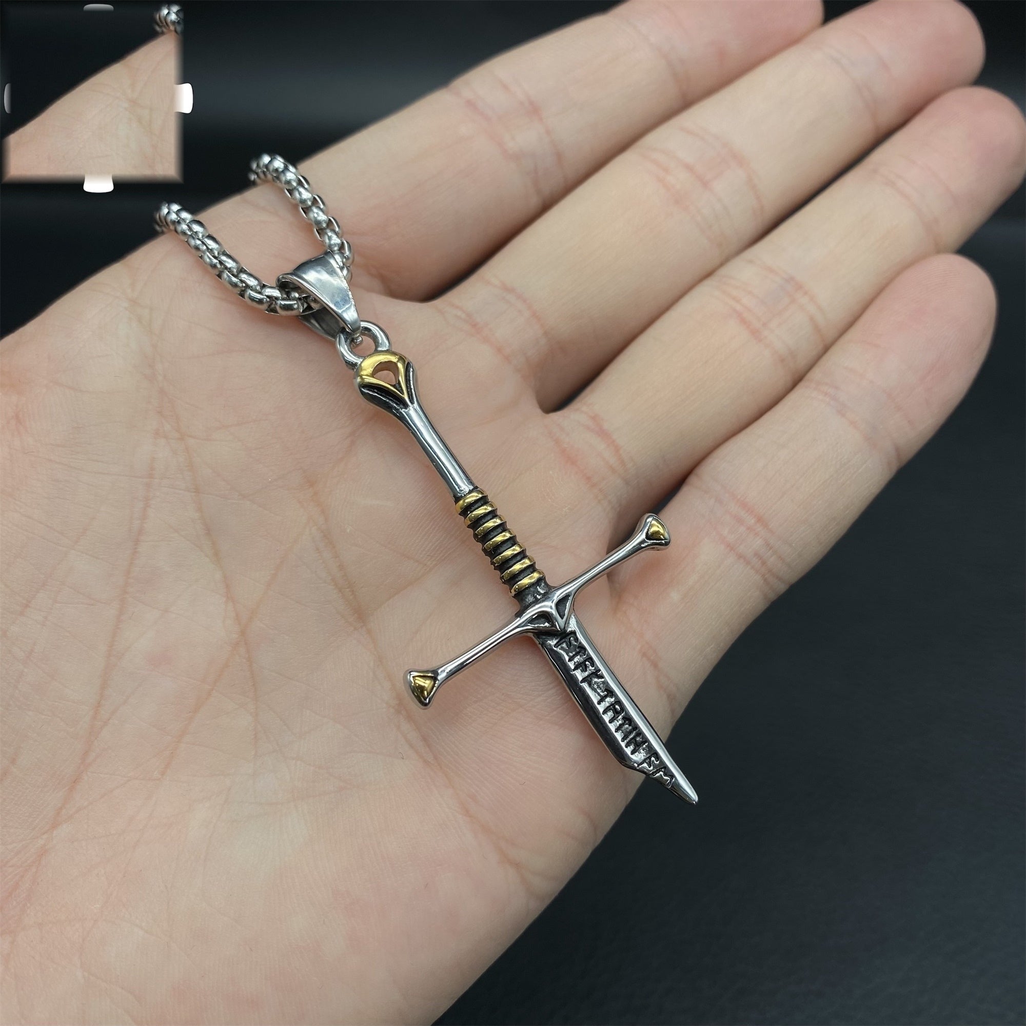 Narsil Holy Sword Pendant Necklace