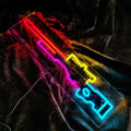 AWP Neo-Noir Sniper Gun Neon Light Wall Decor