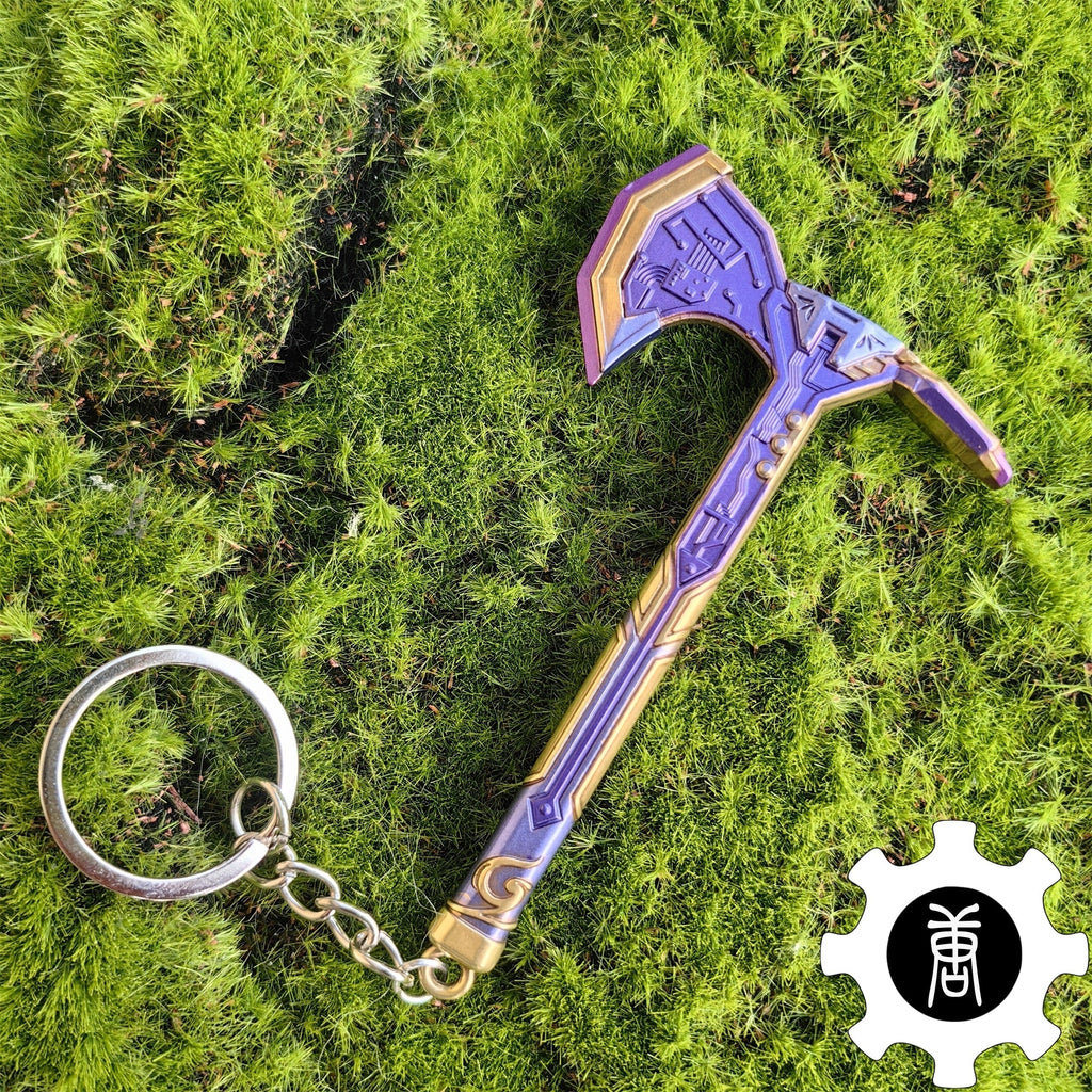 Neo Frontier Axe Keychain Melee Weapon Backpack Pendant