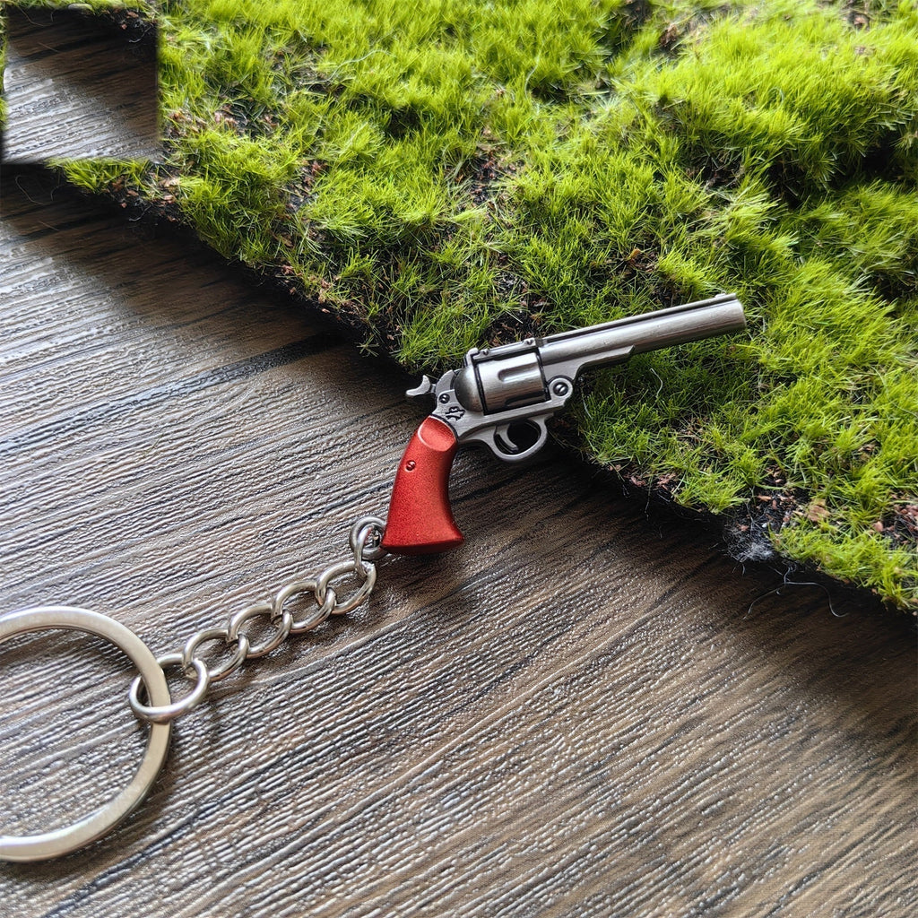 Mini Neo Frontier Sheriff Gun Metal Keychain