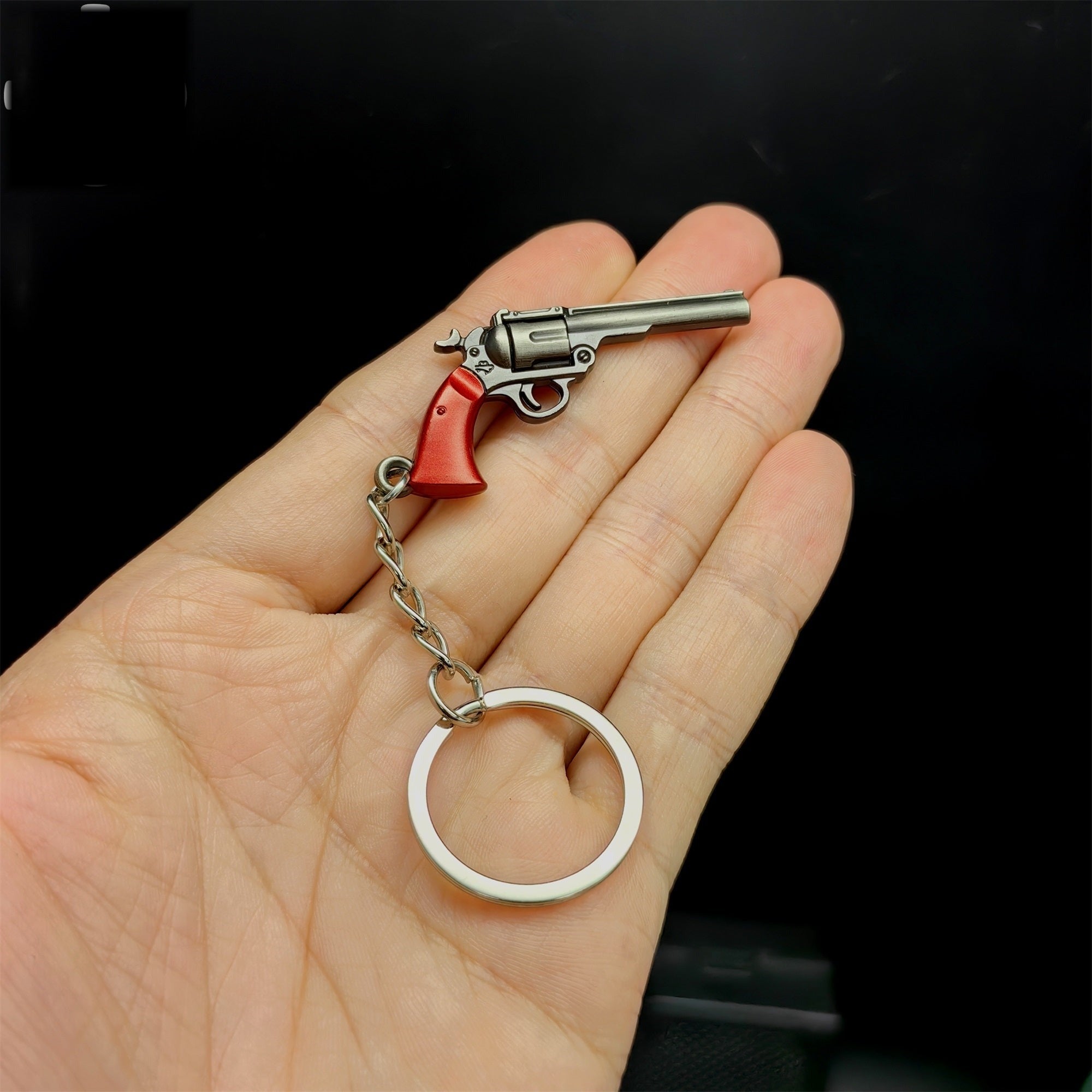 Mini Neo Frontier Sheriff Gun Metal Keychain
