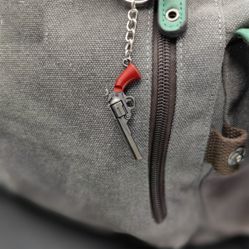 Mini Neo Frontier Sheriff Gun Metal Keychain