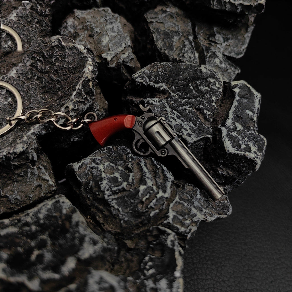 Mini Neo Frontier Sheriff Gun Metal Keychain