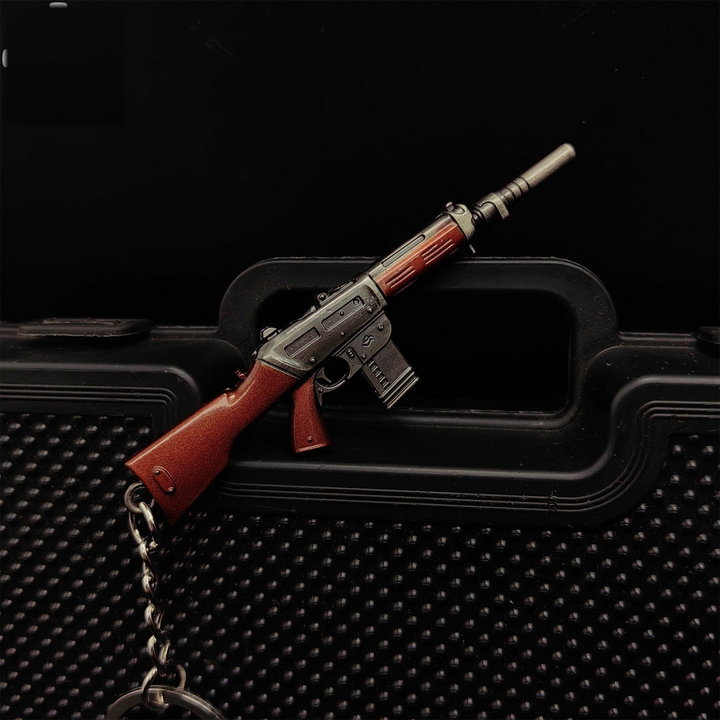 Mini Neo Frontier Phantom Gun Keychain Metal Pendant
